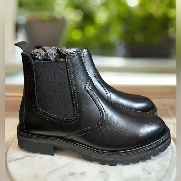 NEW The KOOPLES $495 SMOOTH LEATHER CHELSEA BOOTS Size EU 42 - Picture 4 of 16